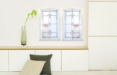 Custom Design Decorative Glass Window Panes Thermal / Sound Insulation