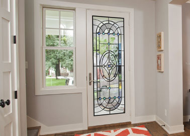Tác phẩm nghệ thuật gốc Kiến trúc trang trí Stained Glass Door Panels Nouveau Art Deco