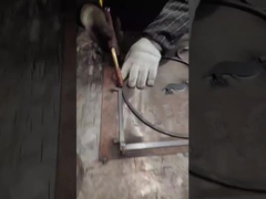 Chống xói mòn / chống cháy sắt rèn kính cánh cửa thép hình vuông